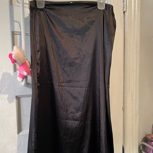 Shop Tunnel Vision Satin Midi Skirt